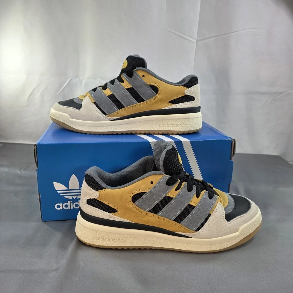 adidas  Forum2000 JS3158 Shoes Core‎ Black / Oat / Off White Mens 12 NIB